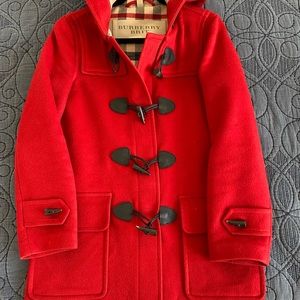 Burburry Wool Red coat
